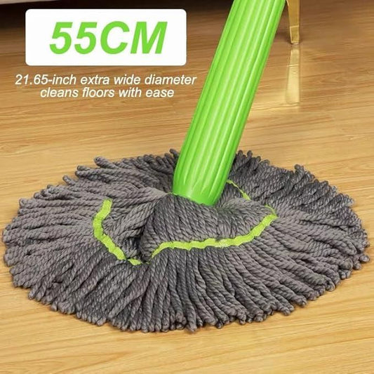 Self-Twisting 360° Rotating Mop – Hands-Free Floor Cleaning with Microfiber Magic